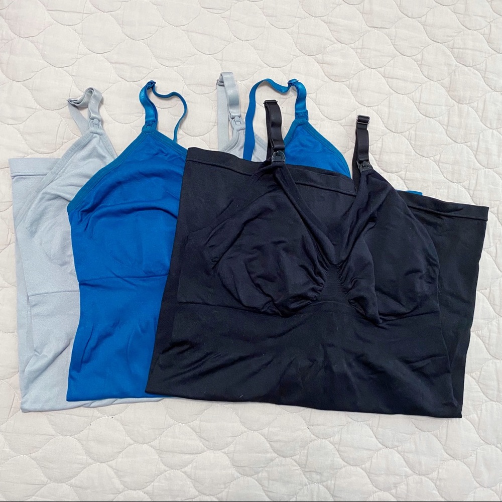 Set of 3 nursing camisoles 2XL